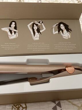 TYME Rose Gold and Black Hair Styling Iron